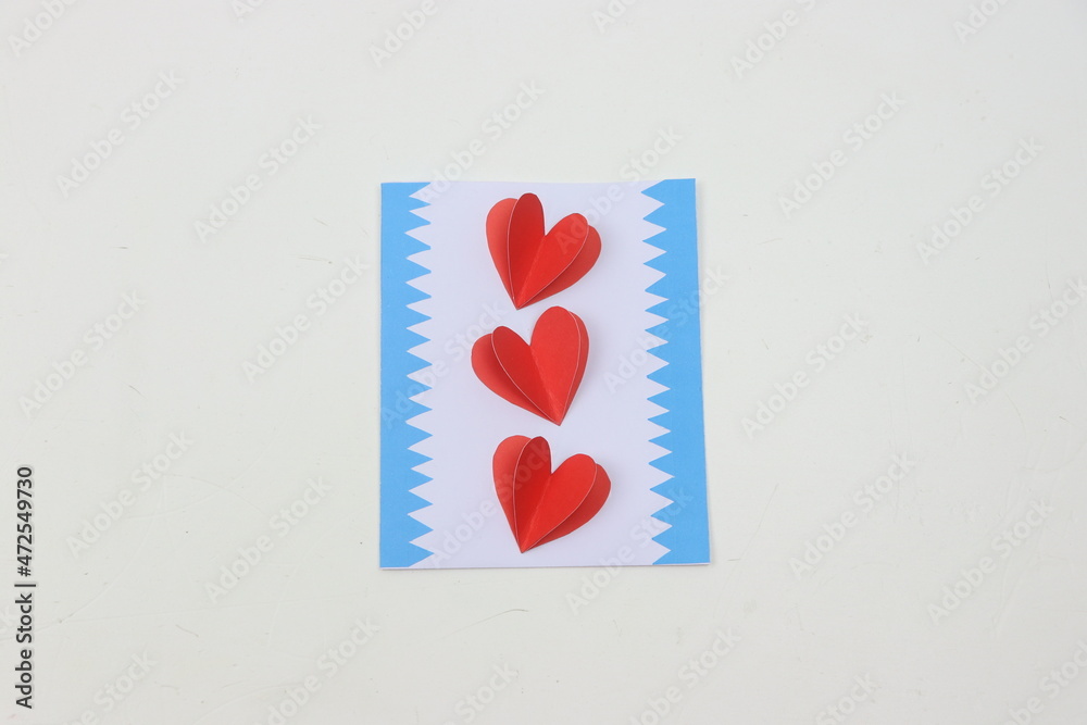 Heart Shape Love Card for Her - Birthday Greeting