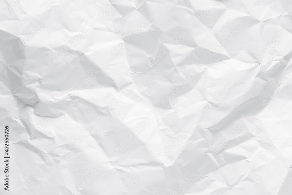 White crumpled paper texture background. White crumpled paper texture background.