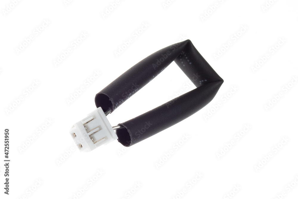 Fuse of electrical protection component, isolated on white background Fuse of electrical protection component, isolated on white background