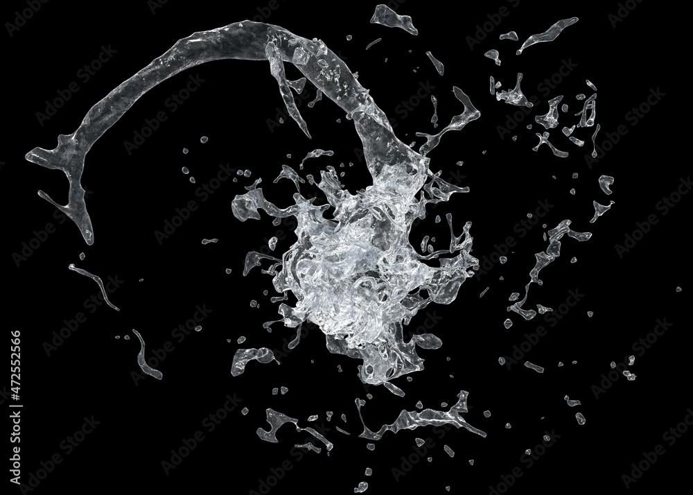 Obraz premium 3D Water splashes