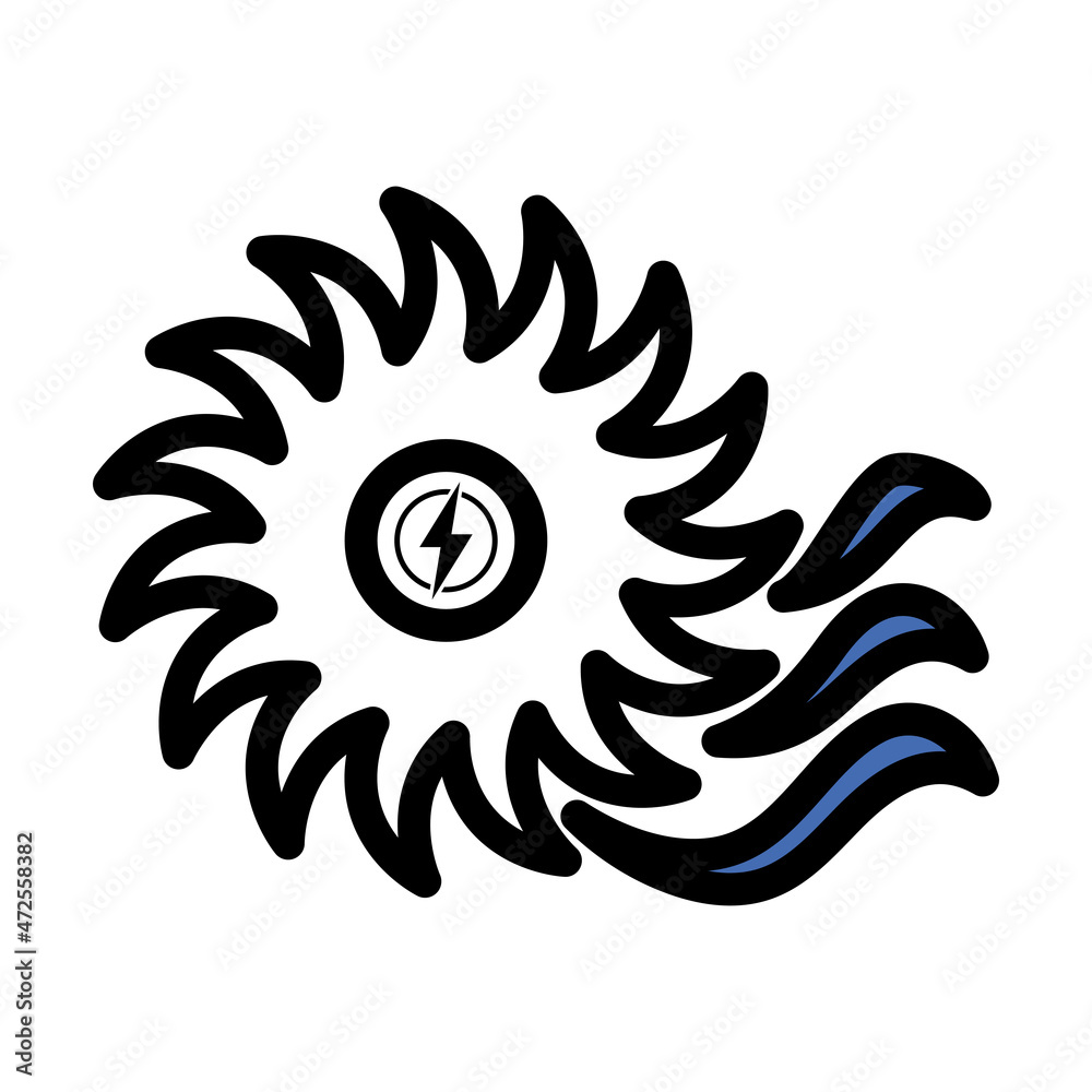 Water Turbine Icon Water Turbine Icon