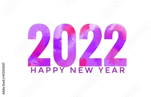 2022 happy new year. Number 2022 new year 