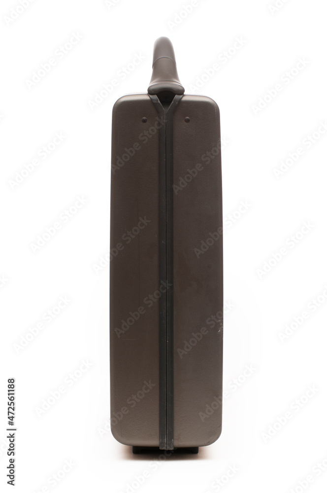 old fashioned briefcase on white background old fashioned briefcase on white background