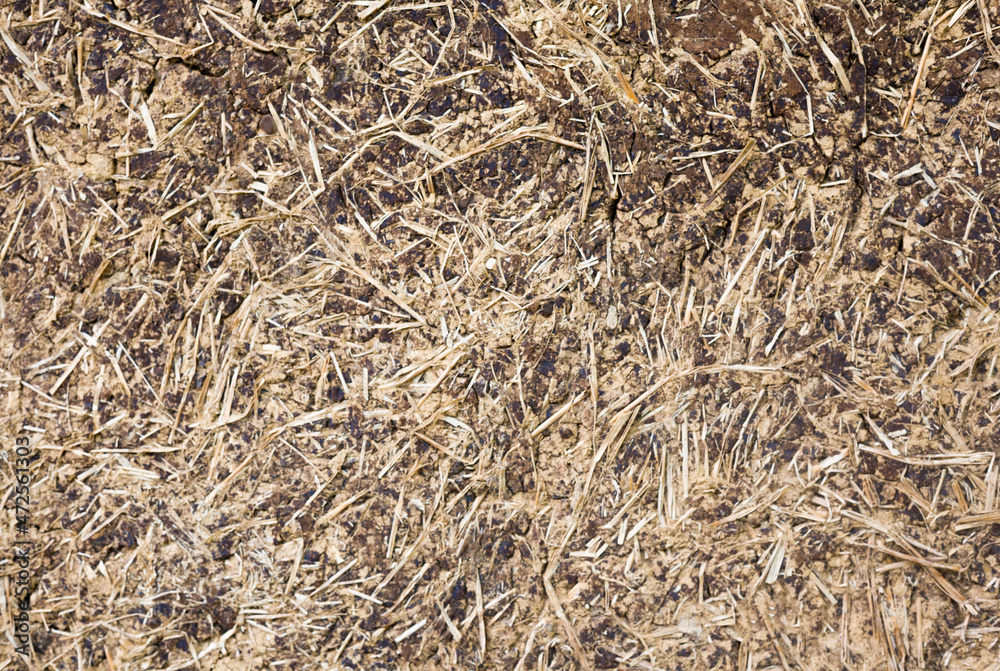 Wattle and daub wall texture