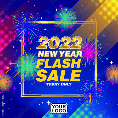 Happy New Year 2022 flash sale