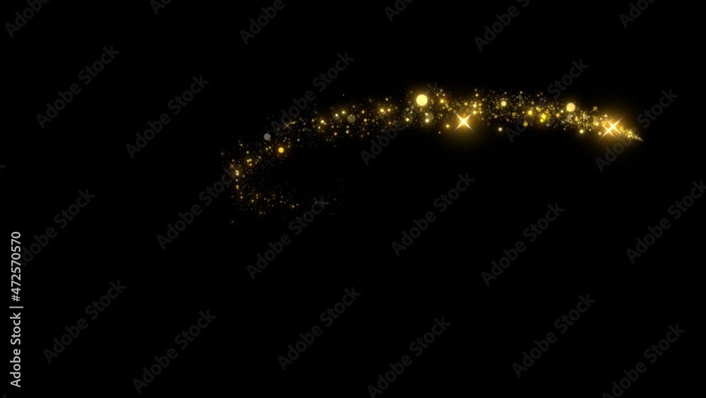 glowing particle light wipe backdrop