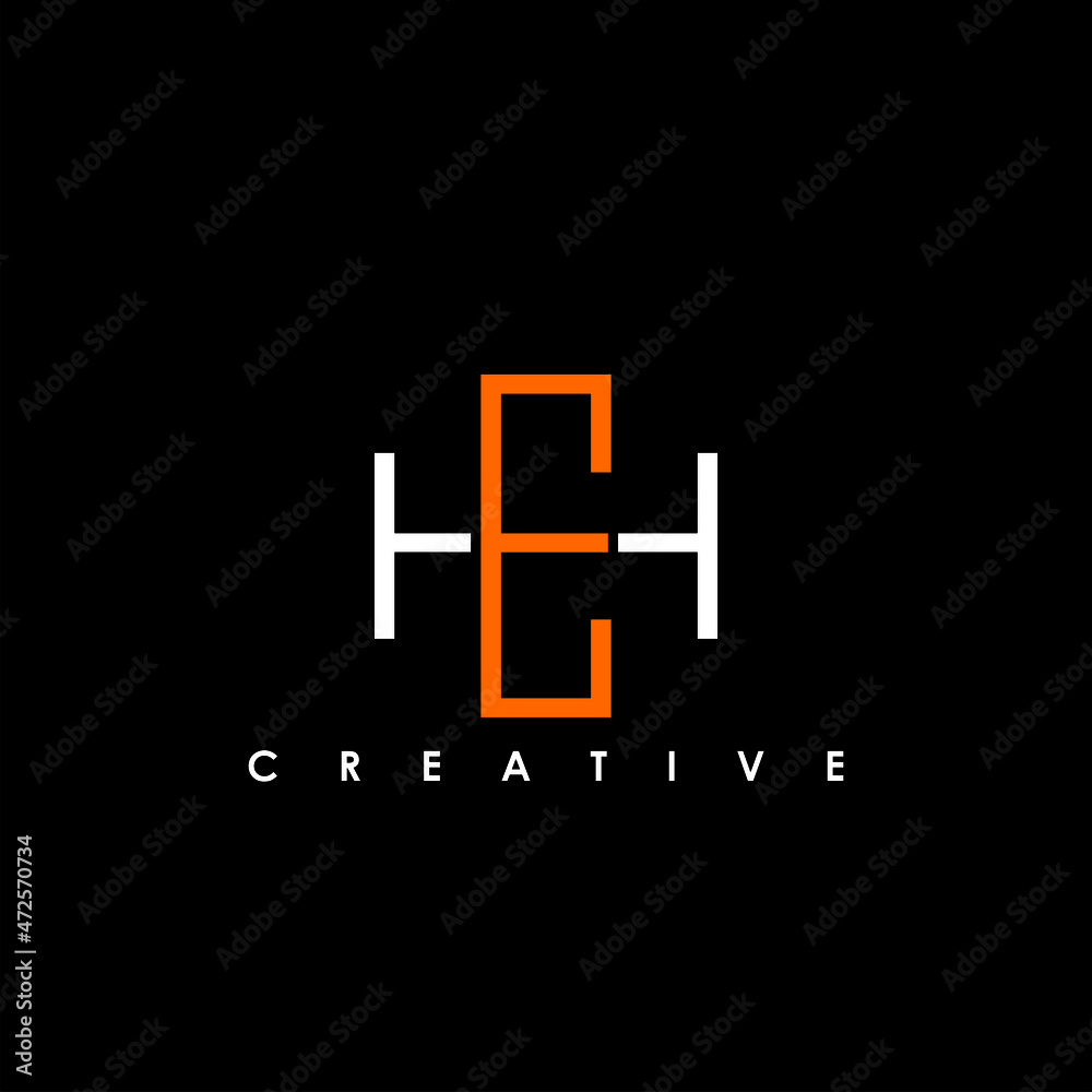 EH, HE Letter Initial Logo Design Template Vector Illustration EH, HE Letter Initial Logo Design Template Vector Illustration