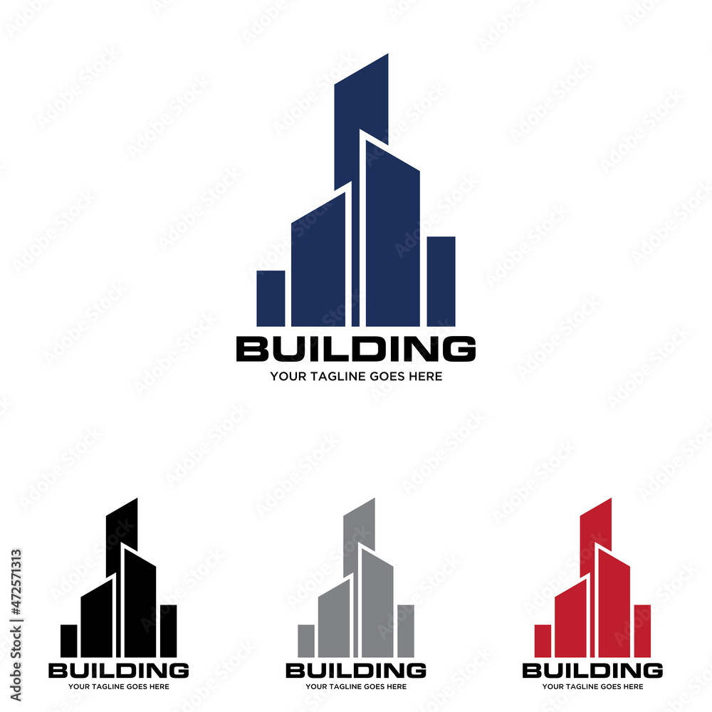 building logo vector design concept