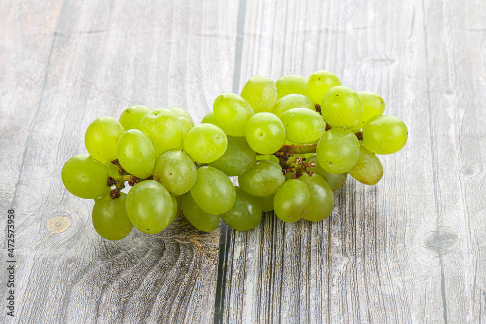 Ripe sweet green grape branch Ripe sweet green grape branch