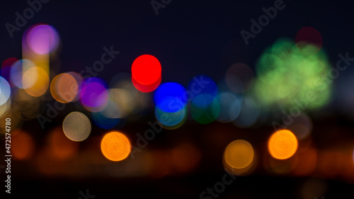 Bokeh lights and fireworks background © Alexander