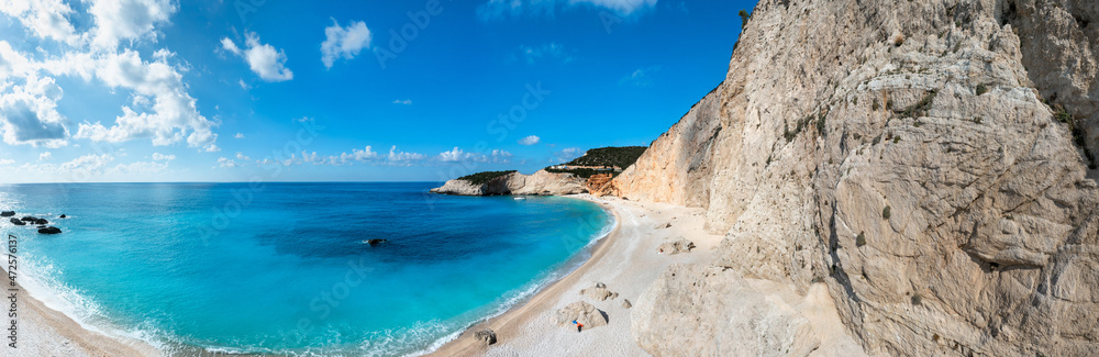 Porto Katsiki auf Lefkada, Griechische Insel in Ionischem Meer