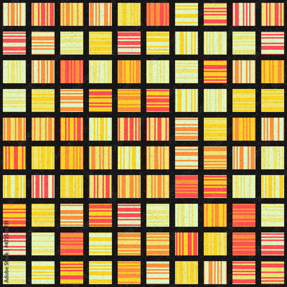 Abstract Geometric Pattern generative computational art illustration