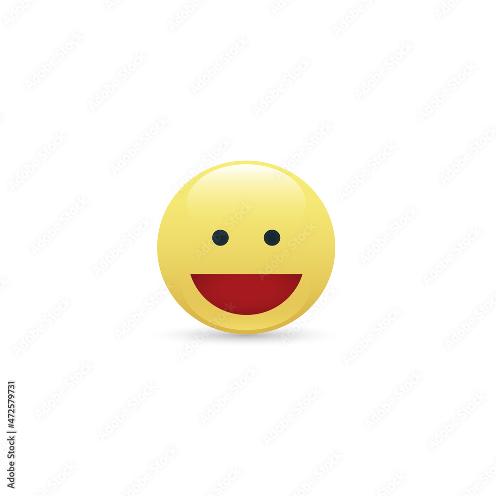 Fototapeta premium Set of smile icons. emoji. emoticons 