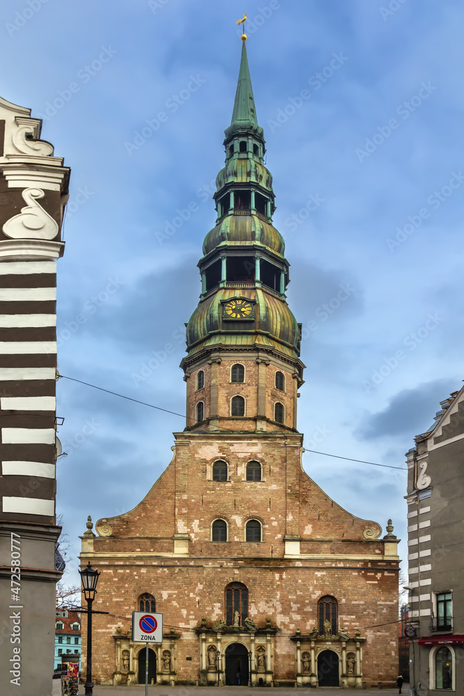 St. Peter Church, Riga, Latvia