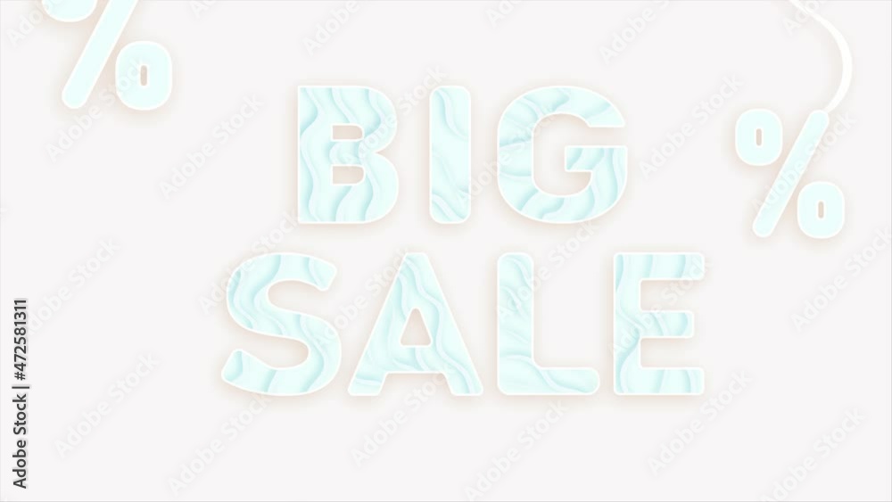 Video animation of the text Video animation of the text