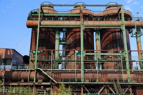 Closed steel mill in Dortmund photo