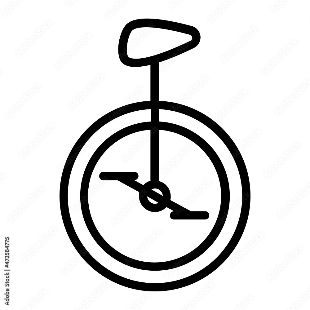 One Wheel Bike Concept Vector Icon Design,Cycling Sport Symbol, Bicycling Sign, Biking Equipment Stock Illustration One Wheel Bike Concept Vector Icon Design,Cycling Sport Symbol, Bicycling Sign, Biking Equipment Stock Illustration