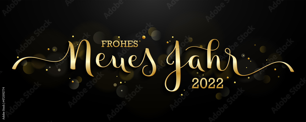 FROHES NEUES JAHR Grußkarte