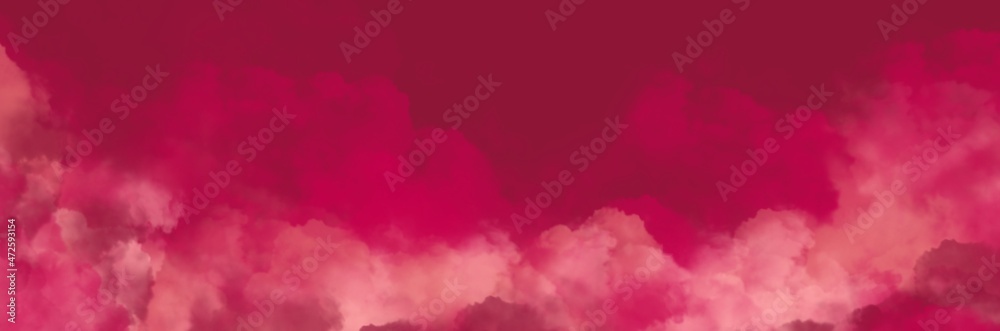 Abstract background painting art with red and violet paint brush for Christmas holidays poster, banner, website, or presentation design.