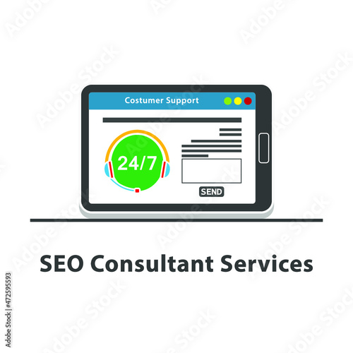 seo consultant services in tablet