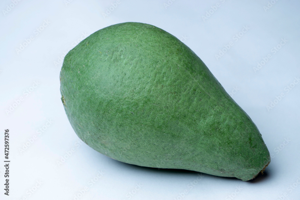 Naklejka Bael fruit or stone apple or wood apple, Aegle marmelos, is a