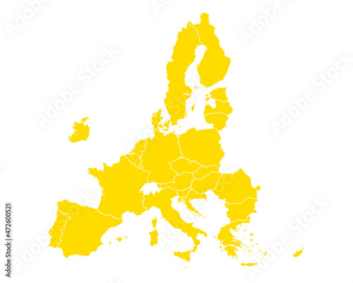 Karte der Europäischen Union