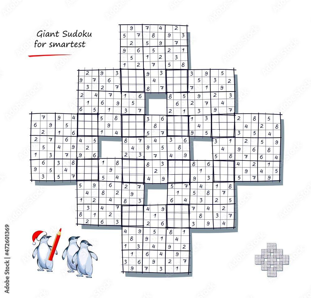 Sudoku de nível fácil 9 10 ilustração do vetor. Ilustração de apropriado -  177080667