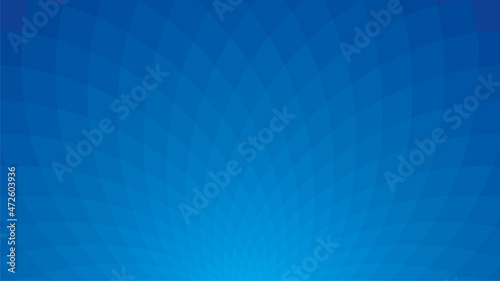 Deep Blue Webpage or Business Presentation Abstract Background with Copyspace. HD 16x9 Wide Screen Vector Pattern. No Transparents, No Gradients, Full Editable.