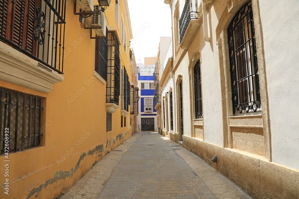 Obraz premium almería calle edificios paisaje urbano 4M0A5458-as21