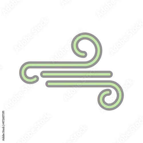 Air Filled Light Vector Icon Design