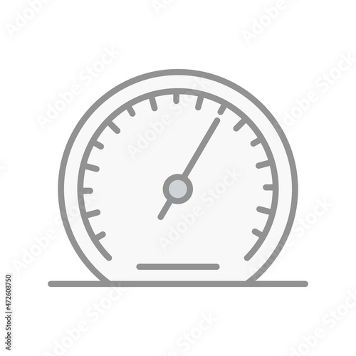 Barometre Filled Light Vector Icon Design