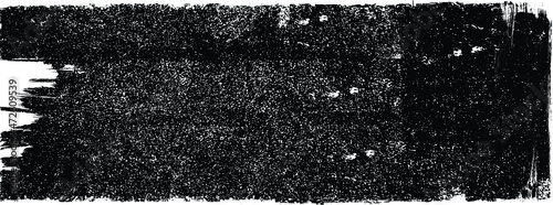 Grunge Paint stripe . Vector brush Stroke . Distressed banner . Black isolated paintbrush collection . Modern Textured shape . Dry border in Black . 