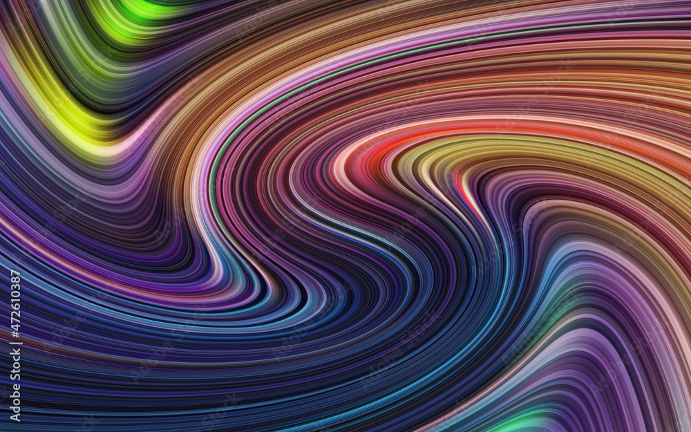 Fototapeta premium Abstract Flowing Wave Lines Background