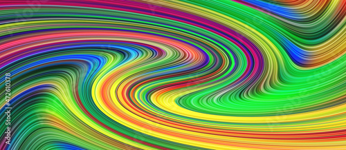 Smooth wave stream line abstract modern