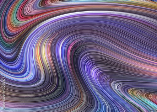 Stripes optical art wave line background