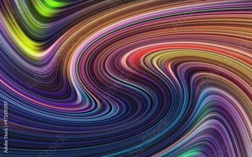 Abstract Flowing Wave Lines Background