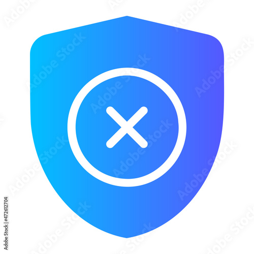 unsafe gradient icon