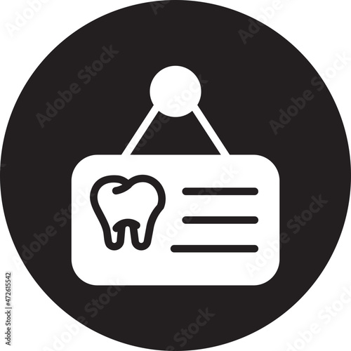 Signboard glyph icon