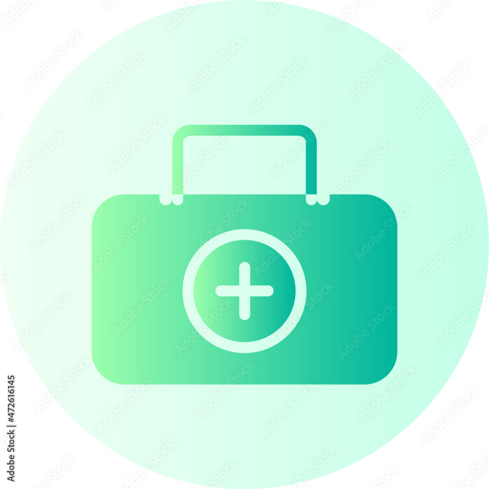 First Aid Bag gradient icon First Aid Bag gradient icon