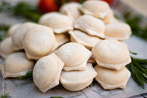 Factory-made frozen dumplings