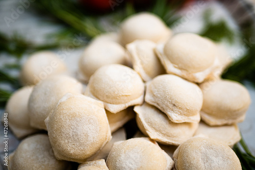 Factory-made frozen dumplings