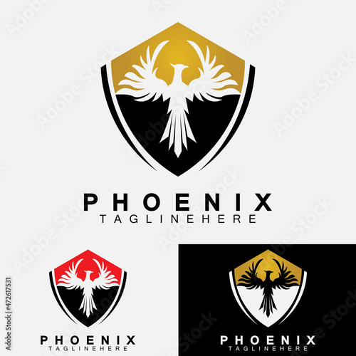 Phoenix logo Vector Illustration Design Template
