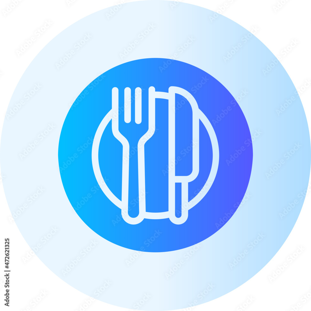 plate gradient icon plate gradient icon