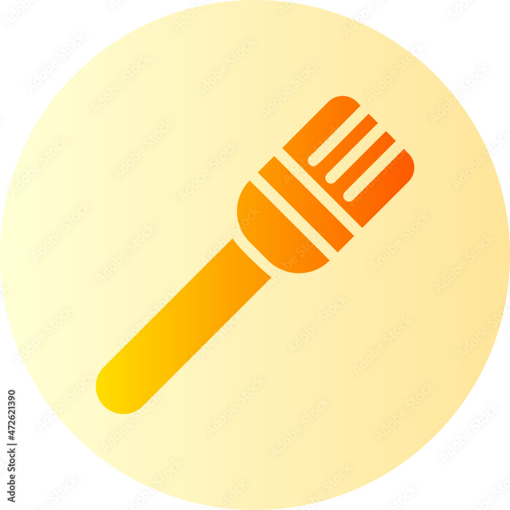 basting brush gradient icon basting brush gradient icon