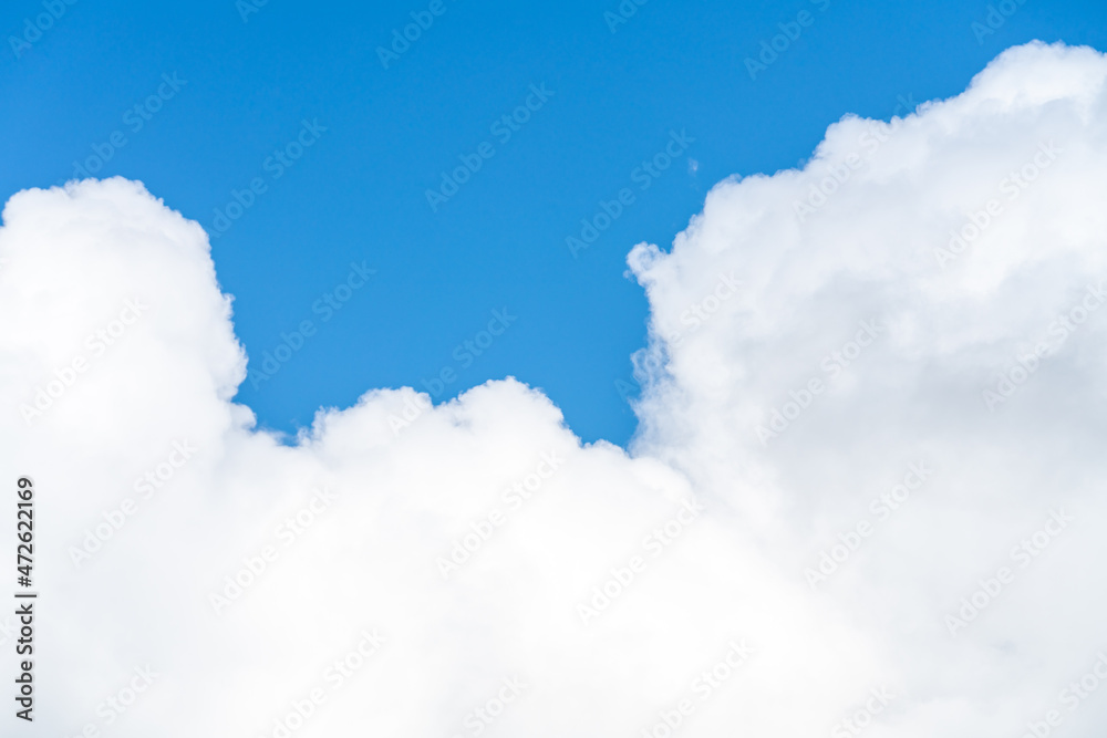Blue sky and white clouds on a sunny day Blue sky and white clouds on a sunny day