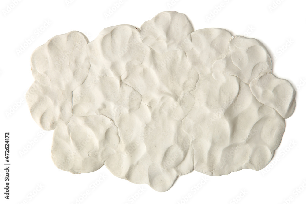White clay texture frame background. Modeling clay material pattern. White clay texture frame background. Modeling clay material pattern.