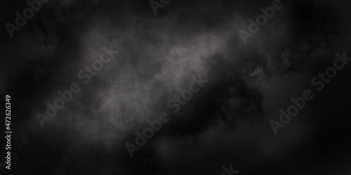 Isolated black background Overlay a fog effect texture for text or spaces or use it as a background to showcase your product (illustration).