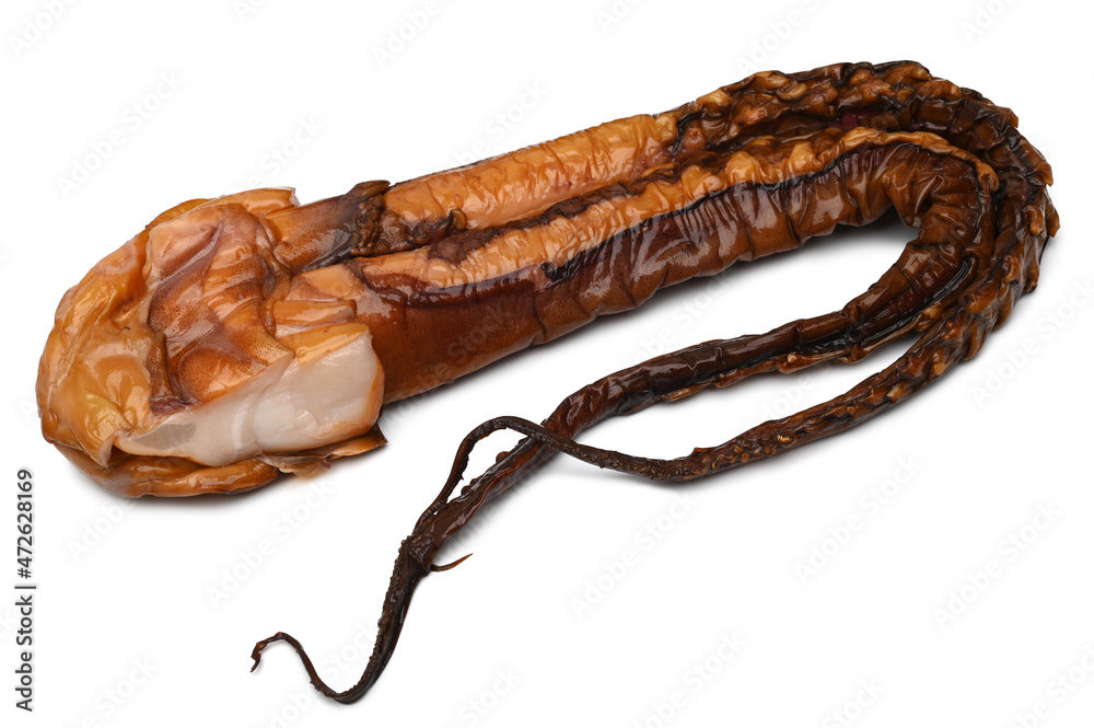 Obraz premium Cold smoking tentacle of squid