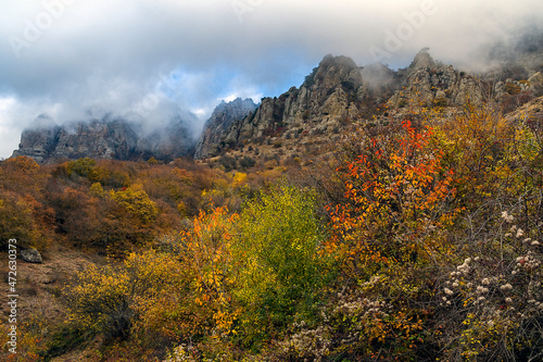 autumn in the mountains