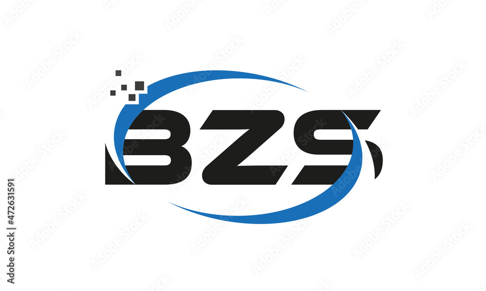 dots or points letter BZS technology logo designs concept vector Template Element dots or points letter BZS technology logo designs concept vector Template Element